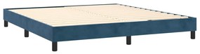 ΚΡΕΒΑΤΙ BOXSPRING ΜΕ ΣΤΡΩΜΑ ΣΚΟΥΡΟ ΜΠΛΕ 180X200 ΕΚ. ΒΕΛΟΥΔΙΝΟ 3130977