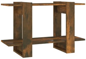 vidaXL Βιβλιοθήκη/Διαχωριστικό Χώρου Καπνιστή Δρυς 80x30x51 εκ.