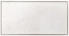 Πίνακας Καμβάς 742TMA4941 120x4x60cm White Aberto Design Οριζόντιοι Πλαστικό,Καμβάς