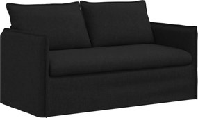 vidaXL Καναπές 140cm Μαύρο Μέταλλο