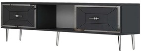 Έπιπλο Τηλεόρασης Arno 475OLV3064 150x29,6x40,6cm Anthracite-Silver