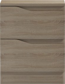 Κομοδίνο Verena pakoworld sonoma 40x40x50εκ