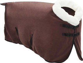 vidaXL Σαμάρι Ίππου Πλήρης Σκούρος Καφέ 105 cm Πολικές φλις