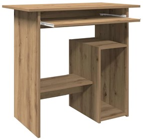 vidaXL Γραφείο Αρτισιανή Δρυς 80x45x74 εκ. από Επεξεργασμένο Ξύλο