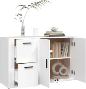 vidaXL Ντουλάπι Λευκό 100 x 33 x 59,5 εκ. από Επεξεργασμένο Ξύλο