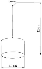 Sollux Παιδικό κρεμαστό φωτιστικό OWLS 40εκ.,PVC,Ε27 1xmax 15W LED