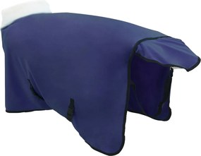 vidaXL Σαμάρι Ίππου Σκούρο μπλε 85 cm Πολικές φλις