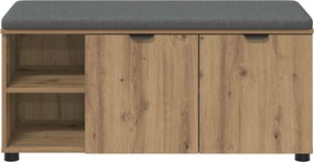 vidaXL Παγκάκι Χαλωρίου Τεχνίτικη Δρυς 100 x 38 x 46 εκ