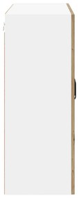 vidaXL Ραφιέρα τοίχου LUCCA Artisan Δρυς 80 x 31 x 80 εκ.