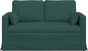 vidaXL Καναπές Σκούρο Πράσινο