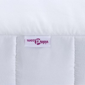 vidaXL Επεκτεινόμενο μαξιλάρι αφρού 80 x 200 cm Λευκό