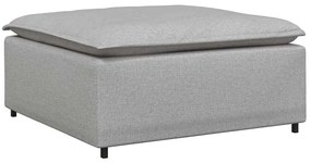 vidaXL Υποπόδιο Καναπέ-Μονάδα Γκρι 100 x 100 x 48 εκ.