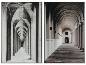 Πίνακας Home ESPRIT Αλουμίνιο Κρυστάλλινο 80 x 2,5 x 120 cm