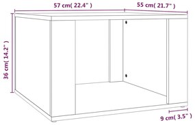 ΚΟΜΟΔΙΝΟ ΚΑΠΝΙΣΤΗ ΒΕΛΑΝΙΔΙΑ 57X55X36 ΕΚ. ΑΠΟ ΕΠΕΞΕΡΓΑΣΜΕΝΟ ΞΥΛΟ 816557