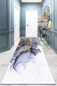 Χαλί Ola De Oro 908CHL1317 White-Gold-Blue Conceptum Hypnose 80X300cm