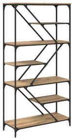 vidaXL Ράφι Βιβλίων Artisan Oak 91 x 36 x 176 εκ Επεξεργασμένο ξύλο