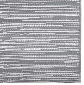 vidaXL Χαλί Εξωτερικού Χώρου Γκρι 190 x 290 εκ. από Πολυπροπυλένιο