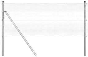 vidaXL Συρμάτινος φράχτης με 13 ράβδους 0.8x100 m Γαλβανισμένο ατσάλι