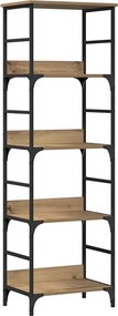 vidaXL Βιβλιοθήκη Τεχνίτης Δρυς 50x33x153 εκ. Επεξεργασμένο Ξύλο