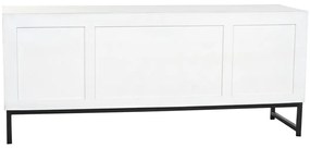 Τηλεόραση DKD Home Decor Λευκό Μπεζ Γκρι Πολύχρωμο Κεραμικά Ξύλο από Μάνγκο 130 x 40 x 56 cm