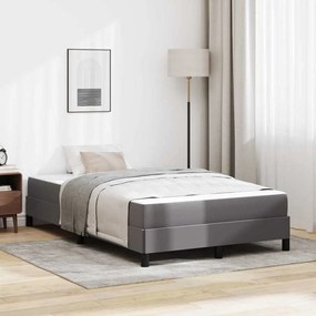 vidaXL Κρεβάτι Άλλο Γκρι 120 x 200 cm Τεχνητό δέρμα