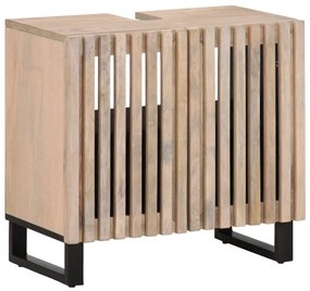 Ντουλάπι Μπάνιου 62x34x58 εκ. από Μασίφ Ξύλο Μάνγκο