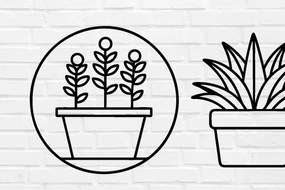 Intra απο ξύλο plywood 3mm-4mm πάχος – Αρχεία κοπής με λέιζερ τέχνης τοίχου φυτών Δίασταση  40x30 cm INTRAFABR-100953770