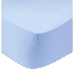 Κατωσέντονο Cotton Feelings με λάστιχο 103 Light Blue Διπλό (160x200+30)