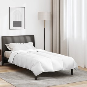 vidaXL Κουβέρτες & Κουβερλί Λευκό 155 x 200 εκ. Πούπουλο