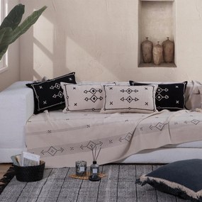 Ριχτάρι Τριθέσιου Καναπέ (180x300) Nef-Nef Homeware Figerald Natural