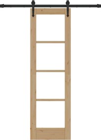 vidaXL Συρόμενη Πόρτα ORKDAL Φυσικό 61 x 198,5 εκ.