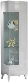 Βιτρίνα Enigma-Leuko - 50.00Χ40.00Χ182.00cm