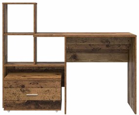 vidaXL Γραφείο Παλαιό ξύλο 131.5 x 50 x 106.5 εκ. Επεξεργασμένο ξύλο