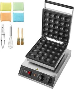 VEVOR 25PCS 43mm Mini Dutch Pancake Maker Commercial Dorayaki Baker 1700W