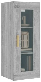 vidaXL Ντουλάπι Τοίχου Κρεμαστό Γκρι sonoma 34,5x34x90 εκ.