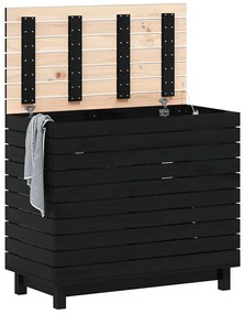 vidaXL Καλάθι Ρούχων 88,5 x 44 x 76 εκ. από Μασίφ Ξύλο Πεύκου