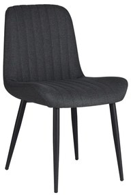 Καρέκλα Versa  ανθρακί ύφασμα-πόδι μαύρο μέταλλο 54x63.5x84εκ Model: 320-000025