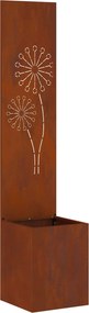 vidaXL Οθόνη Ιδιωτικότητας Κήπου Σκ rusty 32 x 32 x 150 εκ