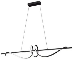 Κρεμαστό Φωτιστικό Οροφής LED 47W 3000K 120x120 Claudia Viokef-4291400-Μαύρο 4291400
