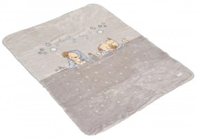 CANGAROO ΚΟΥΒΕΡΤΑ ΦΛΙΣ ΚΟΥΝΙΑΣ 110/140CM SOFTY LOVELY DAY GREY 3800146271176