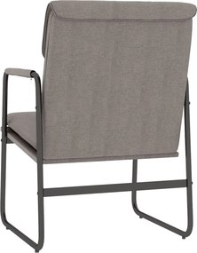 vidaXL Πολυθρόνα Taupe 55 x 64 x 80 εκ. Υφασμάτινη