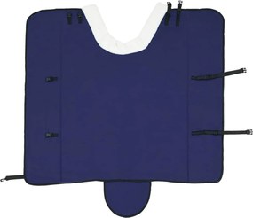 vidaXL Σαμάρι Ίππου Σκούρο μπλε 125 cm Πολικές φλις