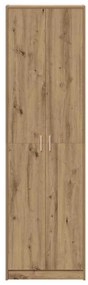vidaXL Ντουλάπι artisan δρυς 55 x 25 x 189 εκ. Επεξεργασμένο ξύλο