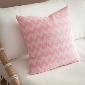Μαξιλαροθήκη Διακοσμητική Summer Waves 466/ 23 Gum Pink Gofis Home 50Χ50 Βαμβάκι-Πολυέστερ