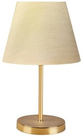 Επιτραπέζιο φωτιστικό PWL-1074 Ε27 μπεζ-χρυσό Φ22x37εκ 22x22x37 εκ.