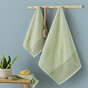 Πετσέτες Ser (Σετ 3τμχ) Green Palamaiki Σετ Πετσέτες 70x140cm 100% Βαμβάκι