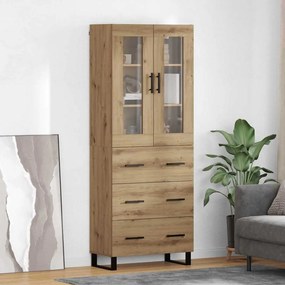 vidaXL Highboard 2 pcs Artisan Oak 69,5 x 34 x 180 εκ.