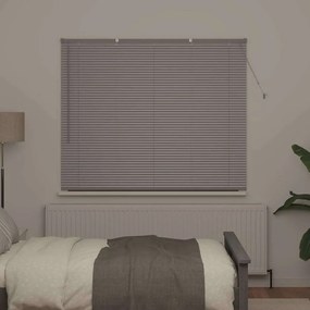 vidaXL Ρολό Παραθύρου με κουρτίνες Ασημί 80 x 130 εκ Αλουμίνιο