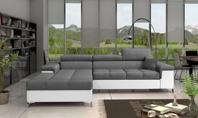 Γωνιακός καναπές Osby-Αριστερή-Gkri-Leuko