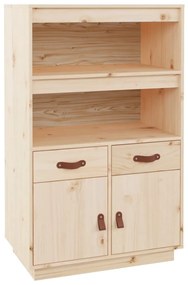 vidaXL Ντουλάπι 67 x 40 x 108,5 εκ. από Μασίφ Ξύλο Πεύκου